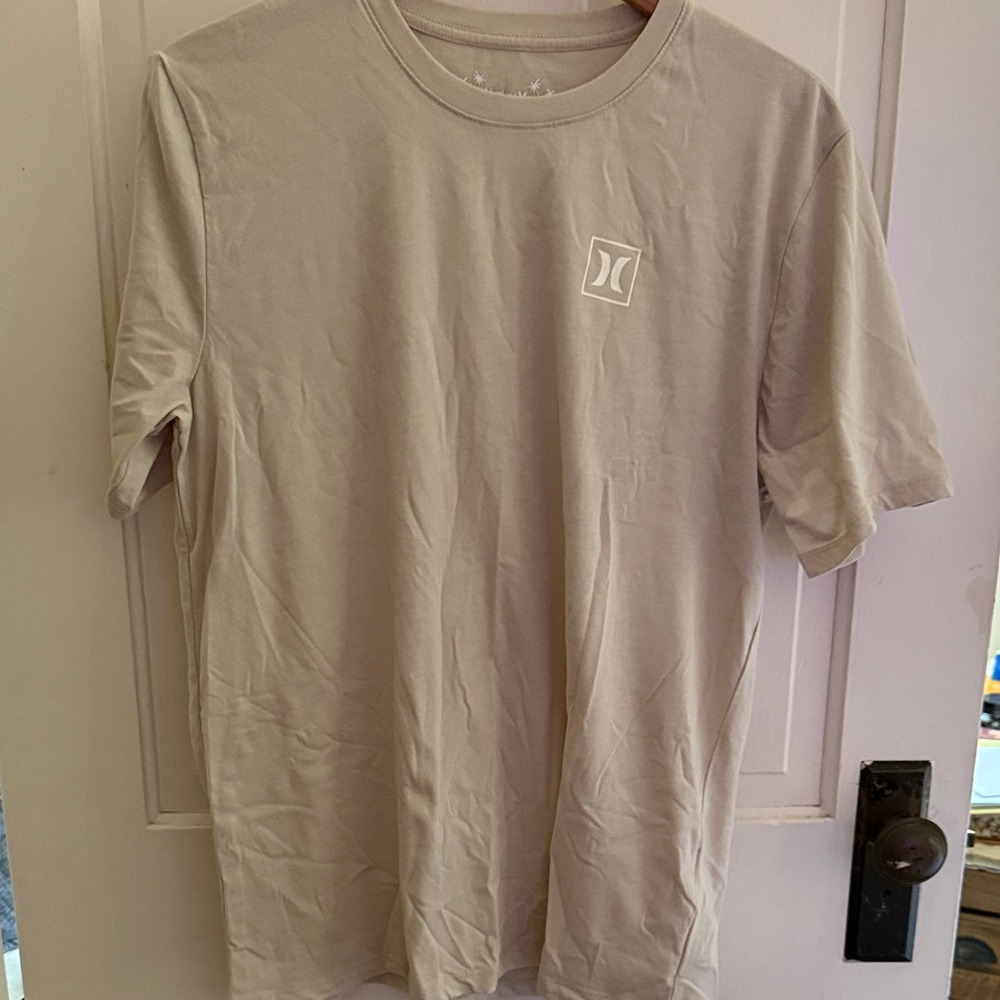 Hurley Men's Beige Short Sleeve Tee